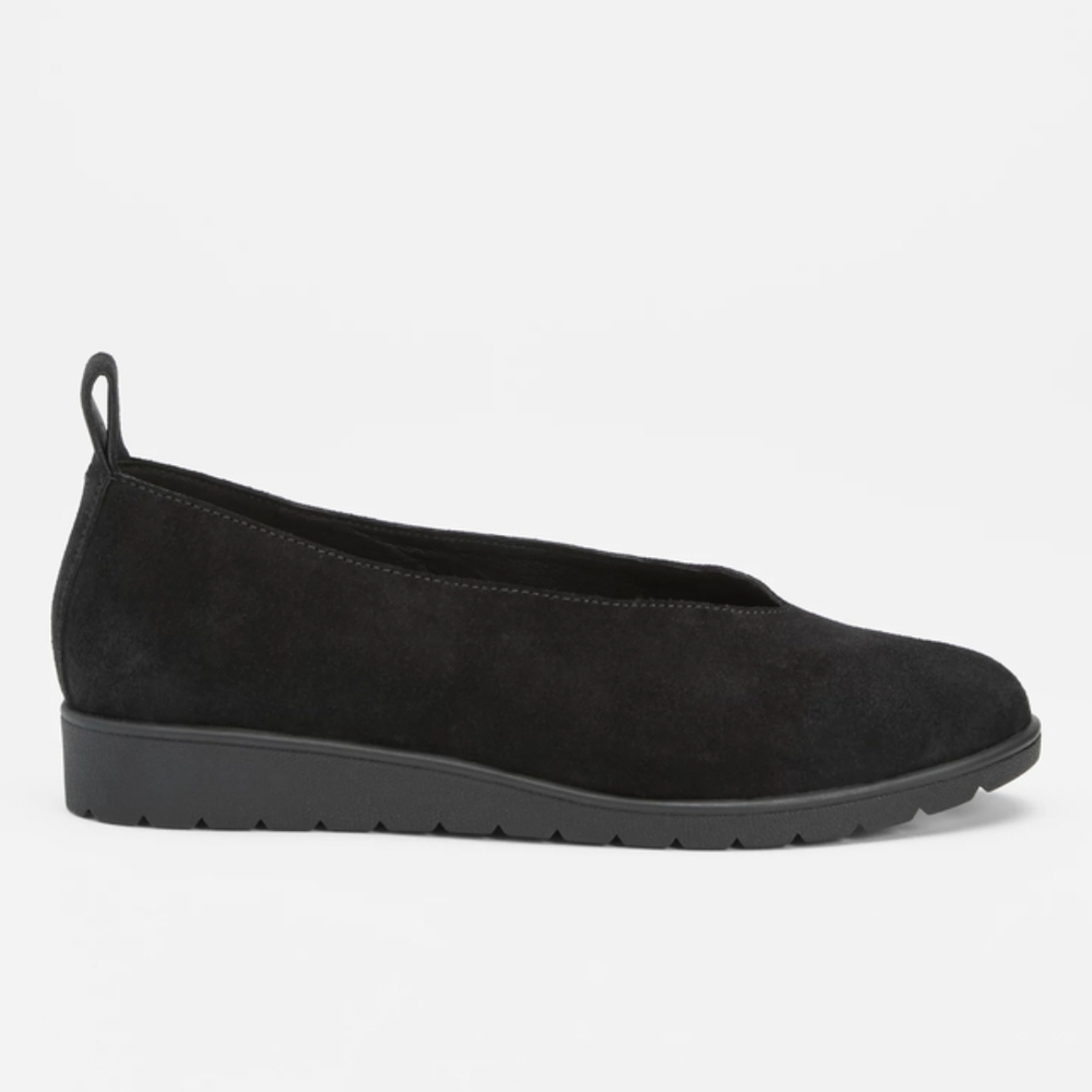 Eileen Fisher Humor Wedge Ballet Flat Shoes - Picture 3 of 8